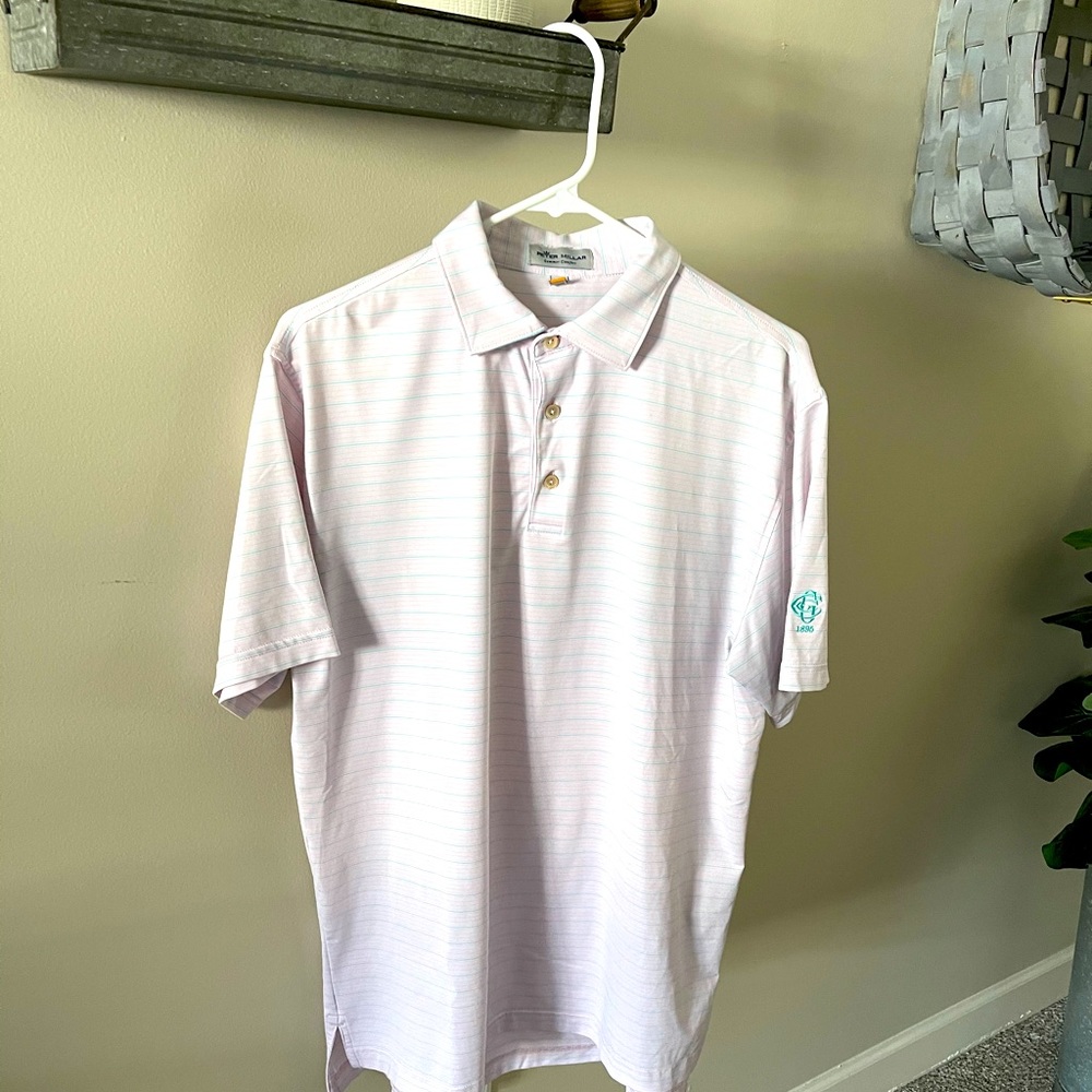 MENS PETER MILLAR GOLF PERFORMANCE SHIRT MEDIUM